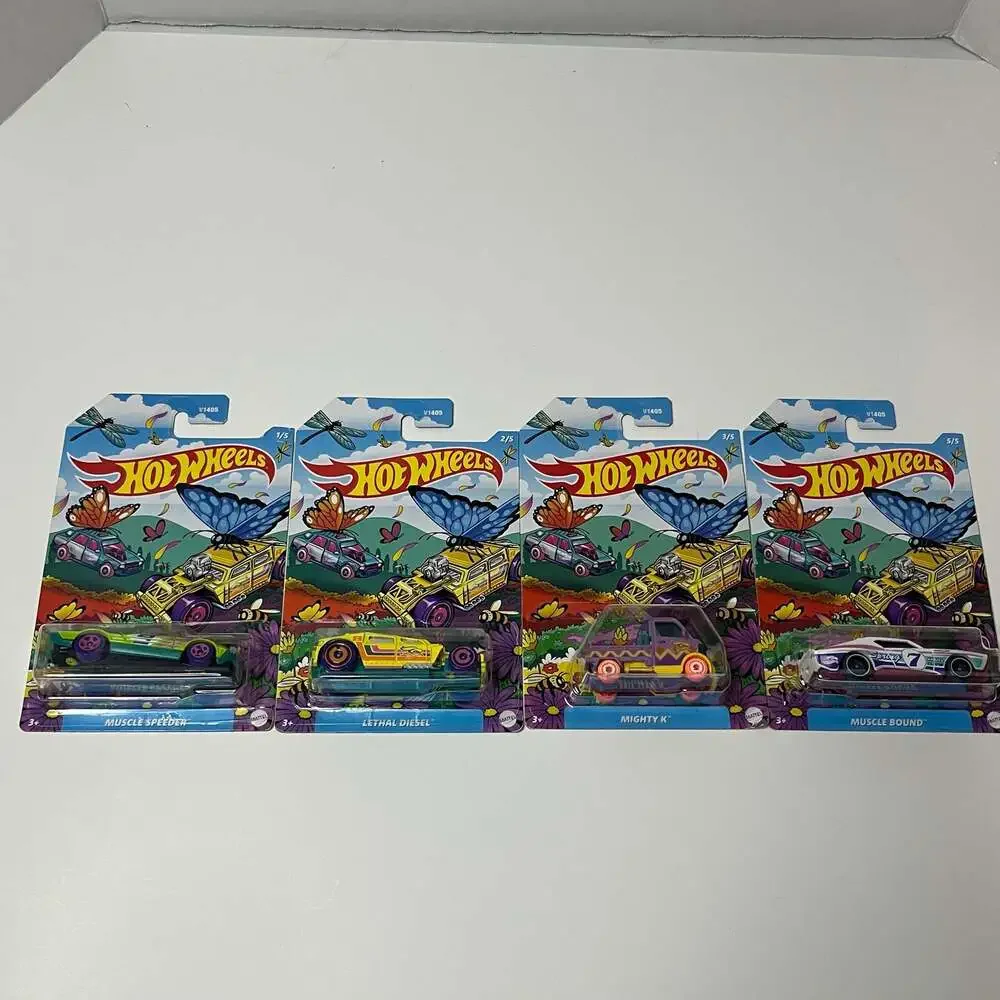 Hot Wheels 2025 Spring Series Complete Set of 4 Die-Cast Cars